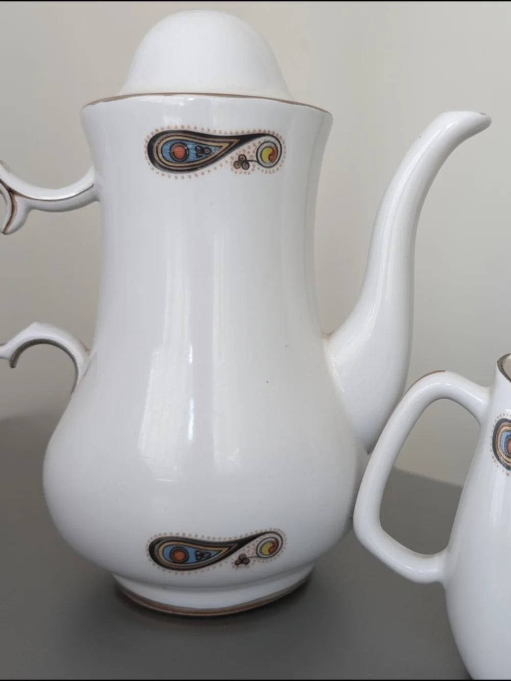 Royal Tara fine bone china coffee set in the highly collectible Book of Kells